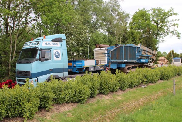 Transport drainagemachine